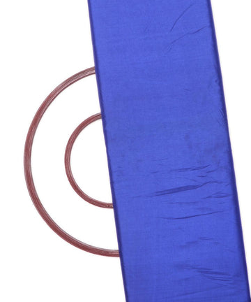 royal blue colour plain paper silk fabric